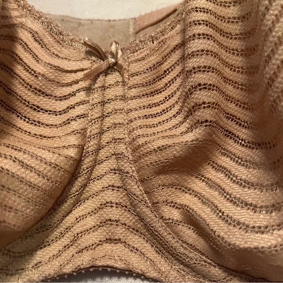 Imprerinte Luxury sheer sexy cream tone bra. Size 34F. - Picture 6 of 11